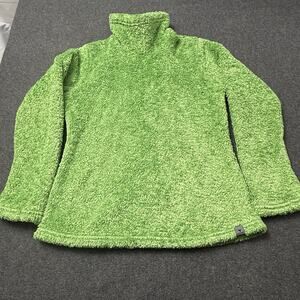 Vintage Polartec Fleece Pullover Green USA Made Medium